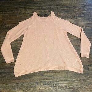 Blush Off-the-Shoulder Sweater